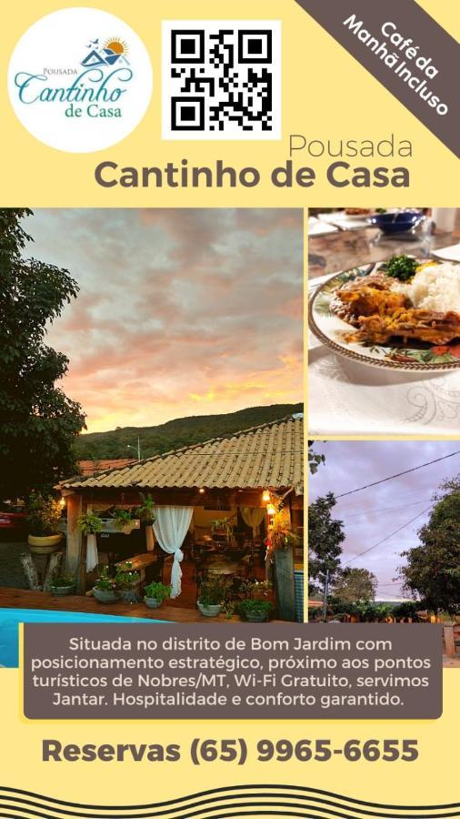 Pousada Cantinho De Casa Нобрис Екстериор снимка